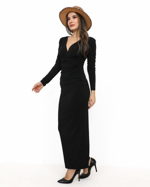 Robe Longue Drapé Mali