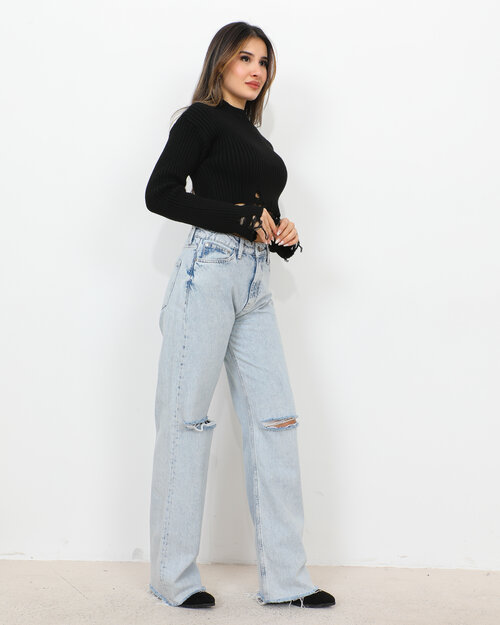Pull Crop Top Noir Alison