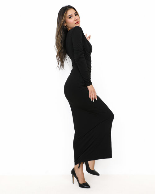 Robe Longue Drapé Mali