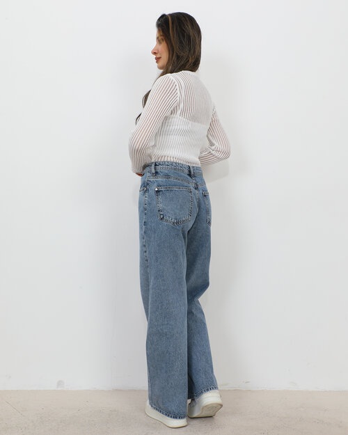 Pullover  en Maille Transparente   Alexia