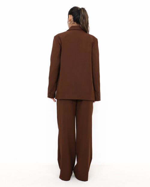 Pantalon Fluide Marron Luna