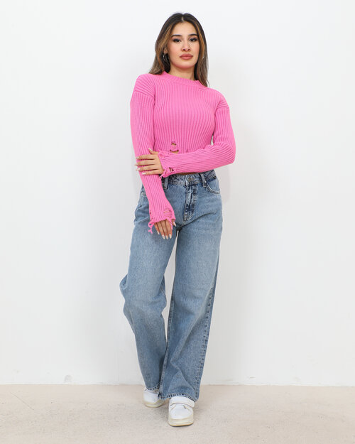 Pull Crop Top Rose Alison