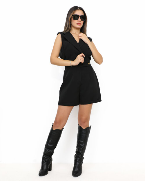 Combishort Noir Lola