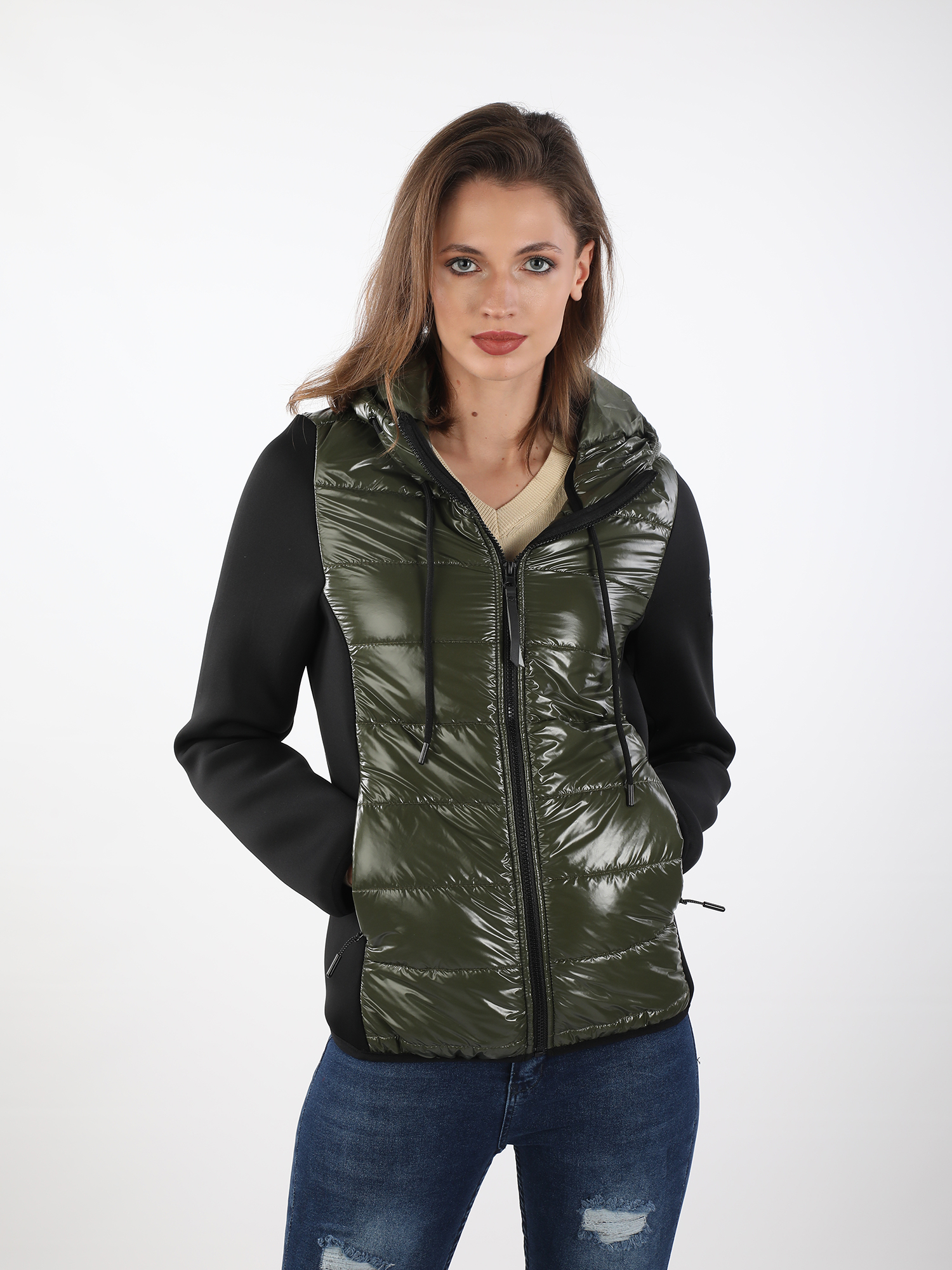 Style Cardigan Matelassé Noir Lina