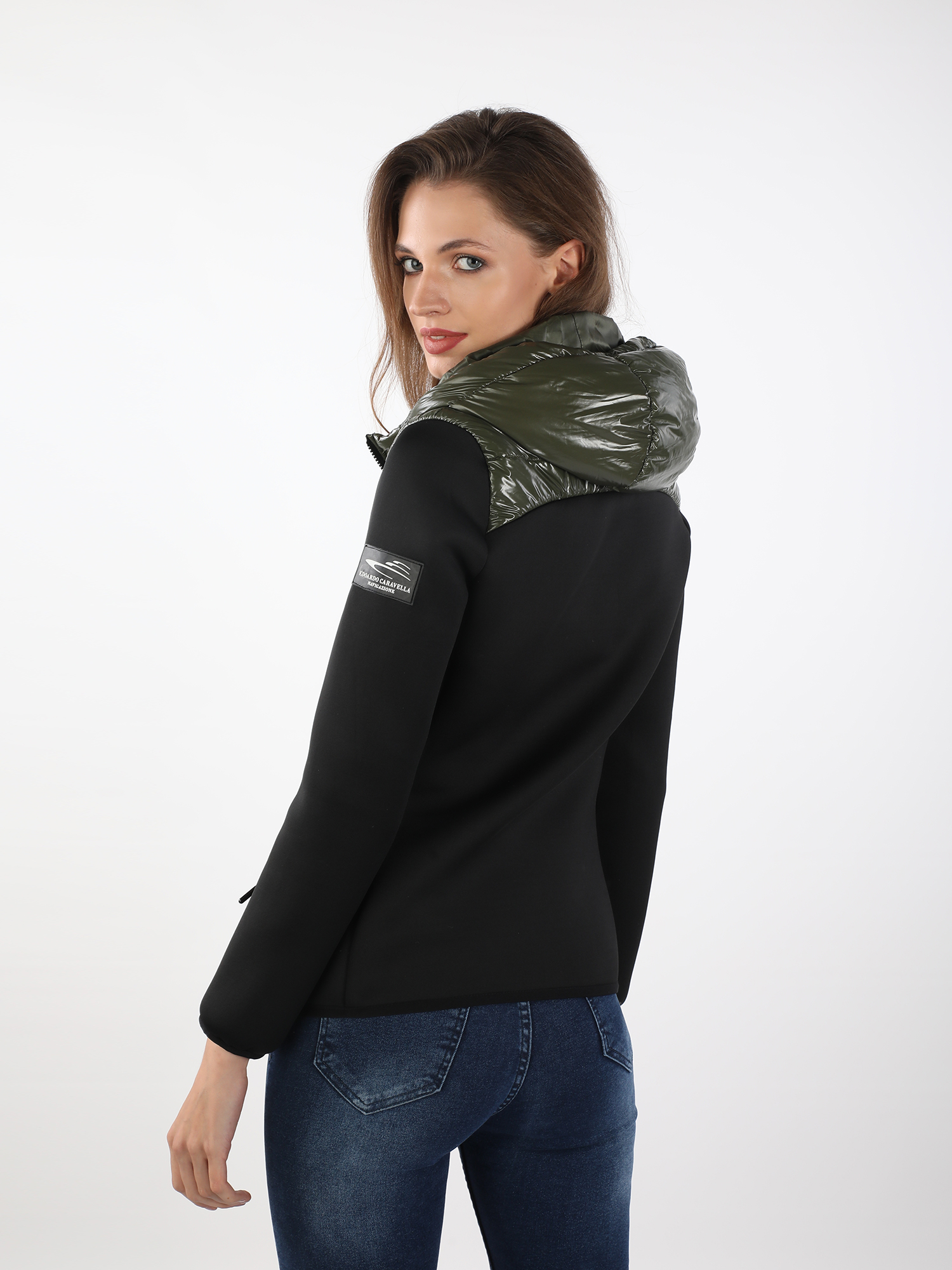 Style Cardigan Matelassé Noir Lina