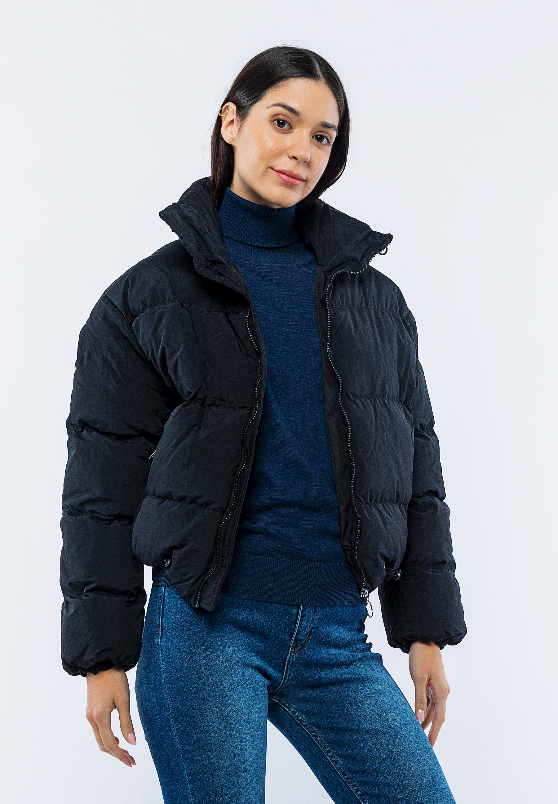 Doudoune Coute Noir Mila