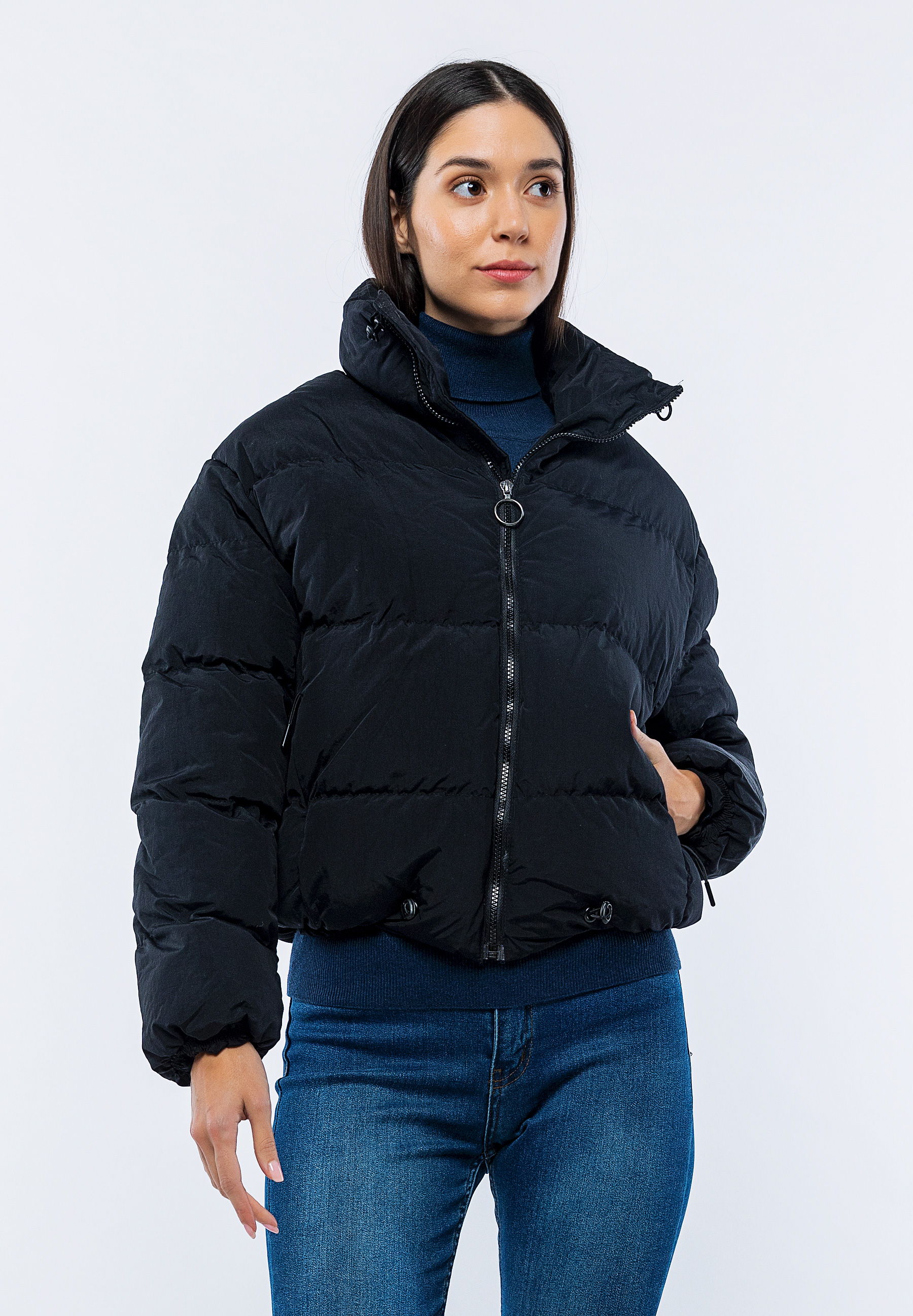 Doudoune Coute Noir Mila