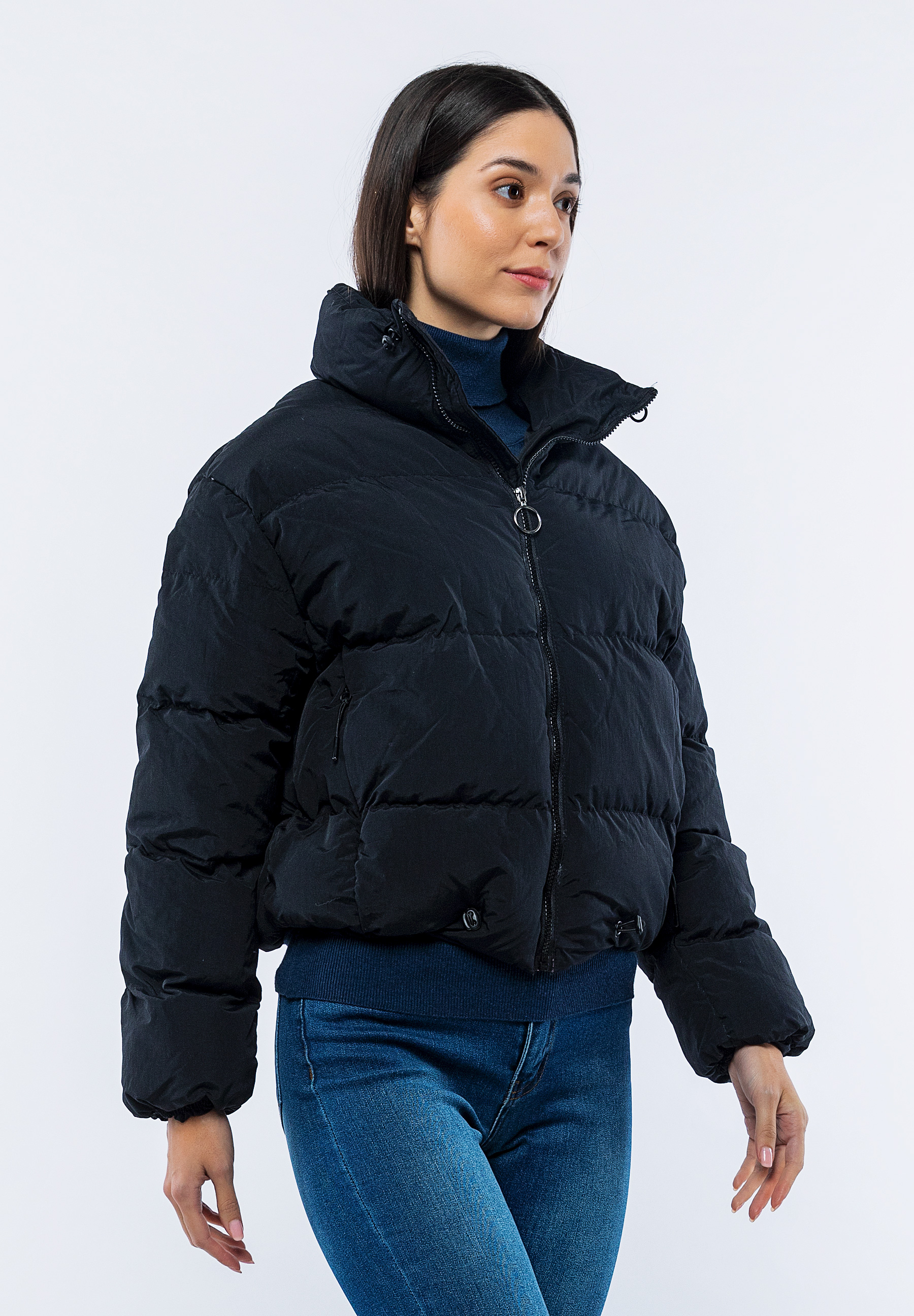 Doudoune Coute Noir Mila