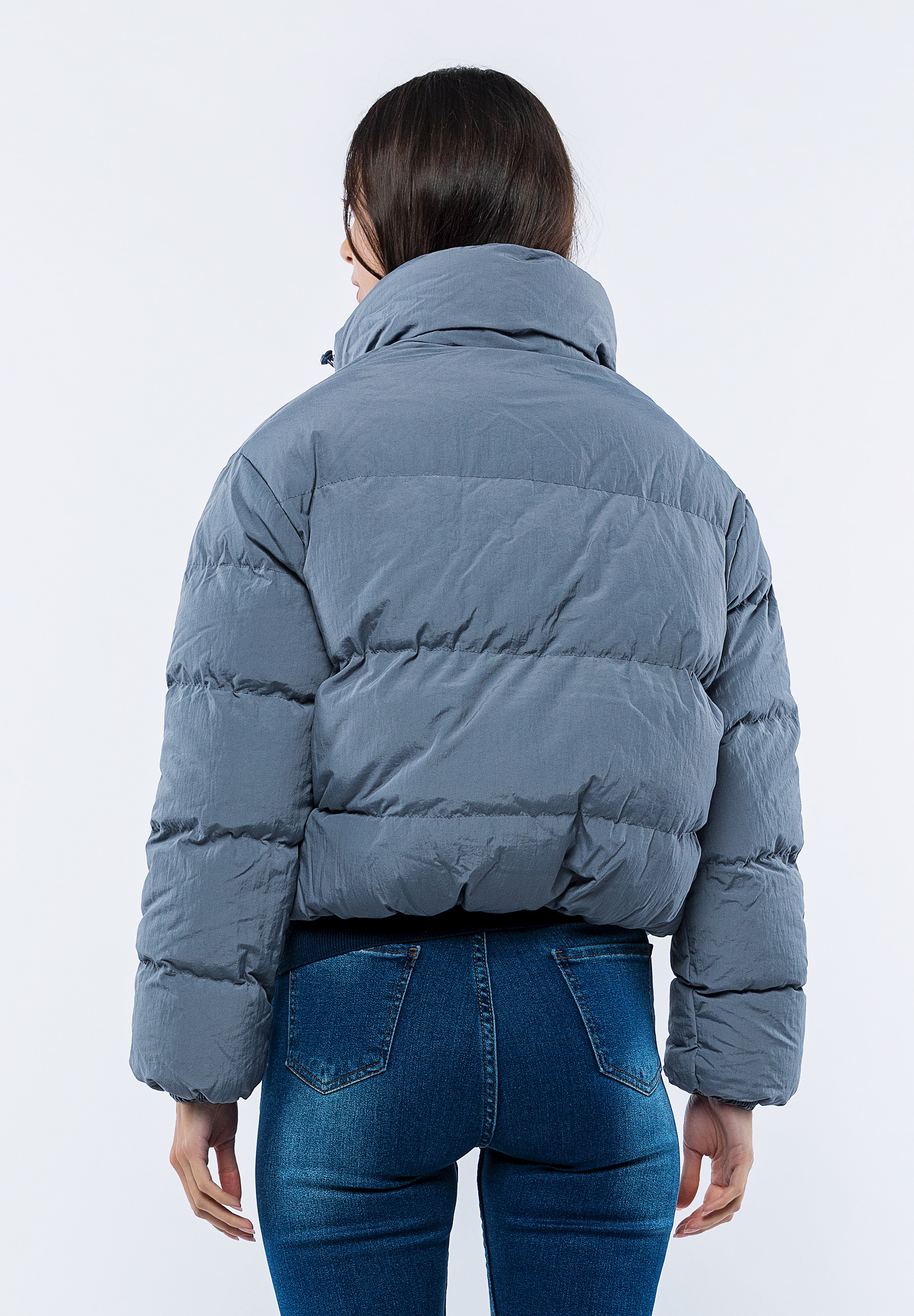 Doudoune Courte Bleu Claire Mila