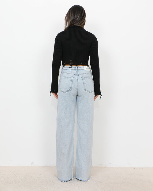 Pull Crop Top Noir Alison