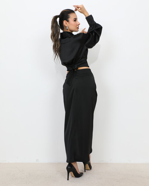 Jupe Longue Satin Fanny