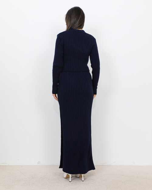 Ensemble 3 Pièces Jupe Longe En maille Carla