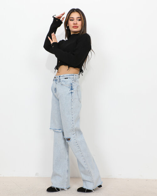 Pull Crop Top Noir Alison