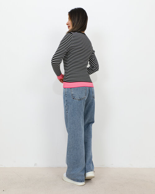 Pull en Maille Marinière Martine